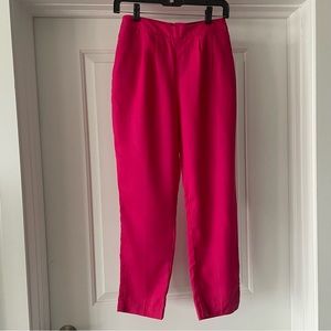 H&M Hot Pink Straight Leg Pants